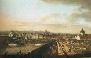 Bernardo Bellotto Vienna,Seen from the Belvedere Palace oil